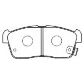 Колодки тормозные дисковые передние <b>ASVA AKD9443</b>