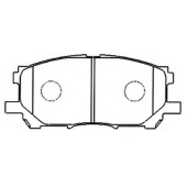 Колодки тормозные дисковые передние керамические <b>ASVA AKDC1497</b>
