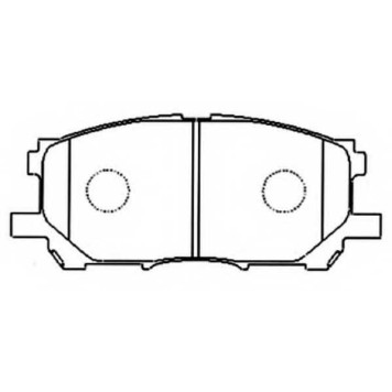 Колодки тормозные дисковые передние керамические <b>ASVA AKDC1497</b>