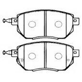 Колодки тормозные дисковые передние <b>ASVA AKDCA093</b>