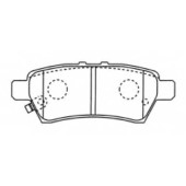 Колодки тормозные дисковые задние <b>ASVA AKDEB325</b>