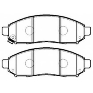 Колодки тормозные дисковые передние <b>ASVA AKDEB326</b>