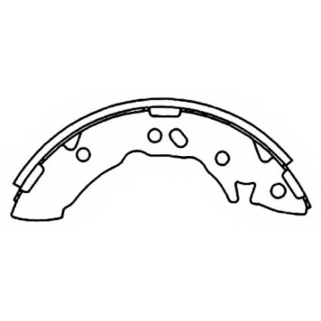 Колодки тормозные барабанные задние <b>ASVA AKS11162</b>