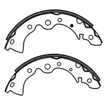 Колодки тормозные барабанные задние <b>ASVA AKS1167</b>