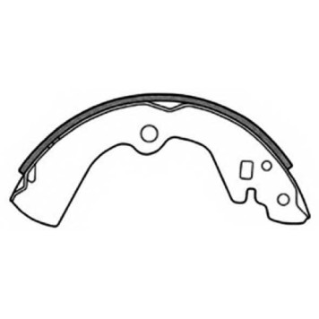 Колодки тормозные барабанные задние <b>ASVA AKS1170</b>