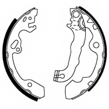 Колодки тормозные барабанные задние <b>ASVA AKS2005</b>