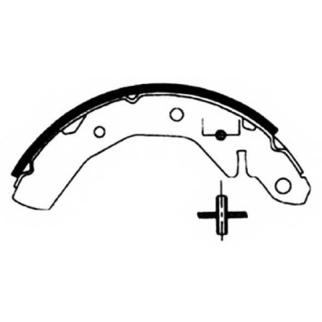 Колодки тормозные барабанные | зад | <b>ASVA AKS-2013</b>
