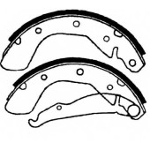Колодки тормозные барабанные | зад | <b>ASVA AKS-2015</b>