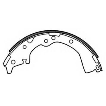 Колодки тормозные барабанные задние <b>ASVA AKS2252</b>