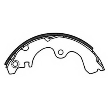 Колодки тормозные барабанные задние <b>ASVA AKS2321</b>