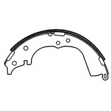 Колодки тормозные барабанные задние <b>ASVA AKS2330</b>