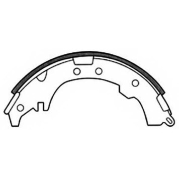 Колодки тормозные барабанные | зад | <b>ASVA AKS-2339</b>