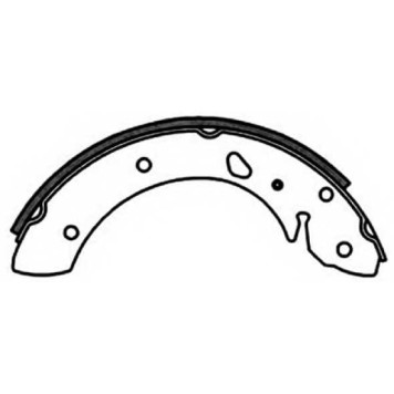 Колодки тормозные барабанные задние <b>ASVA AKS2347</b>