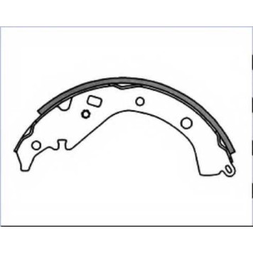 Колодки тормозные барабанные задние <b>ASVA AKS2358</b>