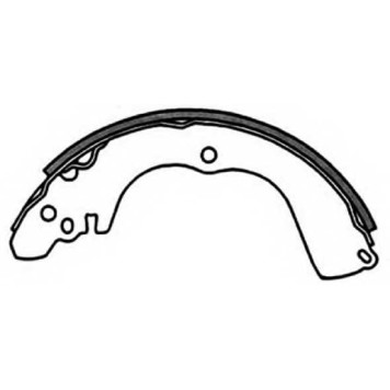 Колодки тормозные барабанные задние <b>ASVA AKS6723</b>