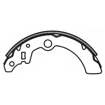 Колодки тормозные барабанные задние <b>ASVA AKS9959</b>