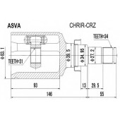 Шрус внутренний | прав | <b>ASVA CHRIR-CRZ</b>