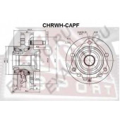 Ступица колеса с ABS | перед прав/лев | <b>ASVA CHRWH-CAPF</b>