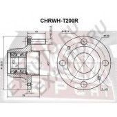 Ступица [12] <b>ASVA CHRWHT200R</b>