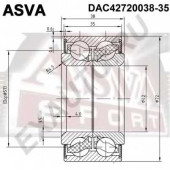 Подшипник ступичный передний 42x72x38x35 <b>ASVA DAC4272003835</b>