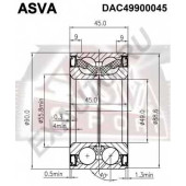 Подшипник ступичный 12 <b>ASVA DAC49900045</b>
