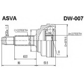 Шрус наружный 22x52x22 [12] <b>ASVA DW007</b>