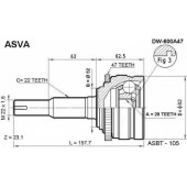 Шрус внешний <b>ASVA DW-600A47</b>