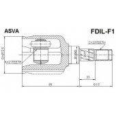 Шрус внутренний левый 21X40X23 [12] <b>ASVA FDILF1</b>