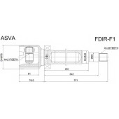 Шрус внутренний | прав | <b>ASVA FDIR-F1</b>