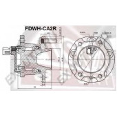 Ступица [12] <b>ASVA FDWHCA2R</b>