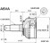 Шрус наружний 32x55x26 (CIVIC EH1/EK5/EG9,CR-V RD1) [12] <b>ASVA HN21A50</b>