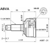 Шрус наружный 28x55x26 <b>ASVA HN35</b>