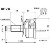Шрус наружный 28x55x26 12 <b>ASVA HN38</b>