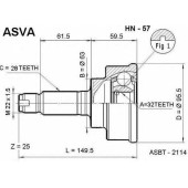 Шарнирный комплект, приводной вал 12 <b>ASVA HN57</b>