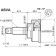 Шарнирный комплект, приводной вал 12 <b>ASVA HN57</b>