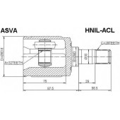 Шрус внутренний левый 32x40x29 12 <b>ASVA HNILACL</b>