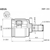 Шрус внутренний правый 32x40x27(55 HONDA CR-V 97-00 AT [12] <b>ASVA HNIPA12</b>