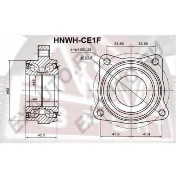 Ступица 12 <b>ASVA HNWHCE1F</b>