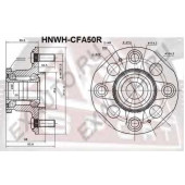 Ступица [12] <b>ASVA HNWHCFA50R</b>