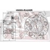 Ступица 12 <b>ASVA HNWHRAA50R</b>
