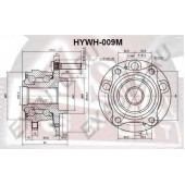 Ступица 12 <b>ASVA HYWH009M</b>