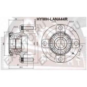 Ступица [12] <b>ASVA HYWHLANA44R</b>