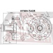 Ступица колеса ASVA HYWH-TUCR