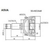 Шрус наружный 23x62x27 <b>ASVA KANS3A48</b>