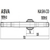 Полуось 12 <b>ASVA KASHCD</b>