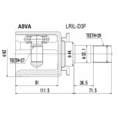 Шрус внутренний левый 27x44x29 12 <b>ASVA LRILD3F</b>