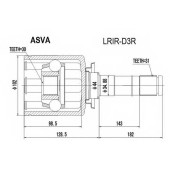 Шрус внутренний задний правый с блокировкой 30x44x31 12 <b>ASVA LRIRD3R</b>