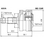 Шрус наружный <b>ASVA ME124R</b>