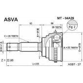 Шрус внешний <b>ASVA MT-04A29</b>