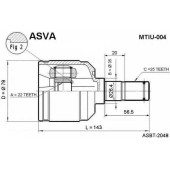 Шрус внутренний <b>ASVA MTIU-004</b>